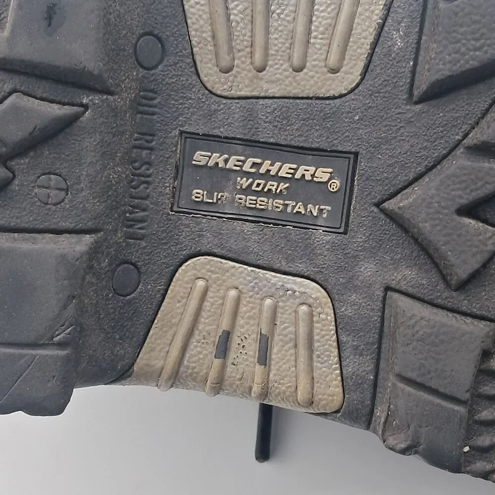 Skechers Steel Toe Boots Men's 10 Slip Resistant Puncture Resistant Work Boots